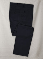 Reda Midnight Blue Wool Pants - StudioSuits