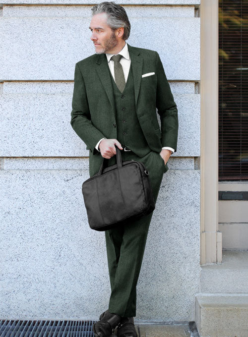 Reda Moss Green Pure Wool Suit - StudioSuits