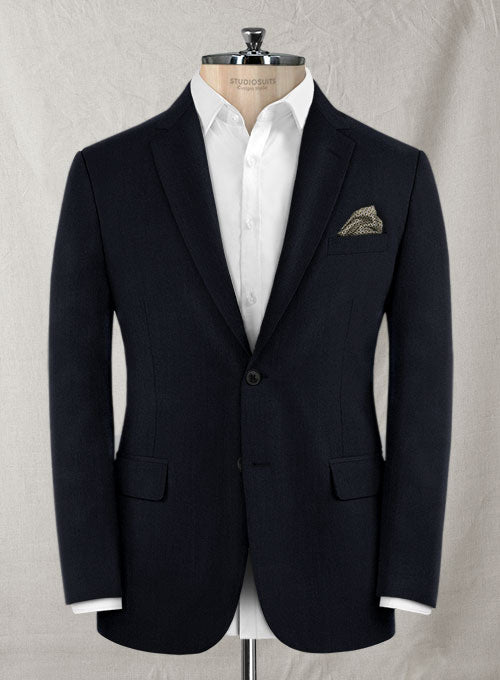 Reda Navy Blue Pure Wool Suit - StudioSuits
