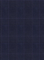 Reda Navy Checks Wool Jacket - StudioSuits