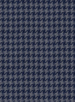 Reda Antina Blue Houndstooth Wool Jacket - StudioSuits