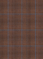 Reda Nutmeg Brown Checks Wool Suit - StudioSuits