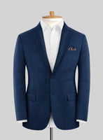 Reda Ocean Blue Wool Jacket - StudioSuits