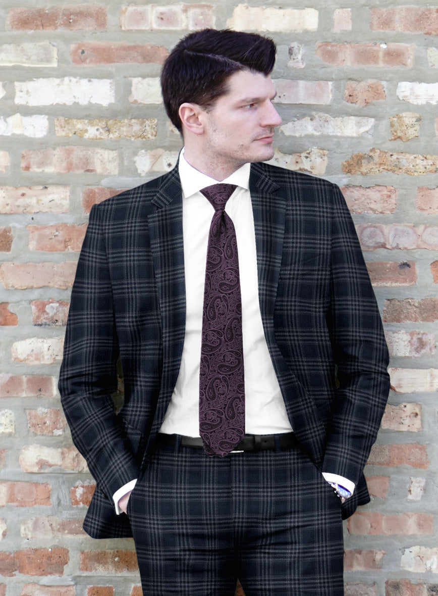 Reda Omiji Blue Checks Wool Jacket - StudioSuits