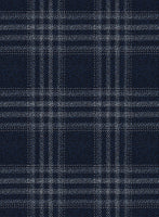 Reda Omiji Blue Checks Wool Jacket - StudioSuits