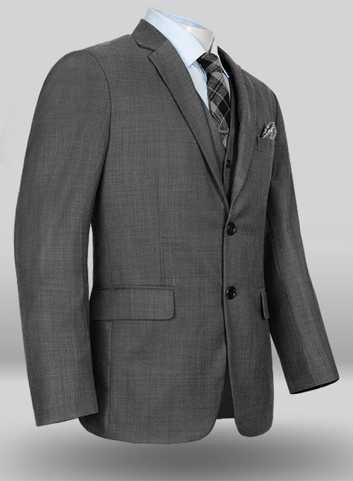 Reda Pret Dark Gray Pure Wool Suit - StudioSuits