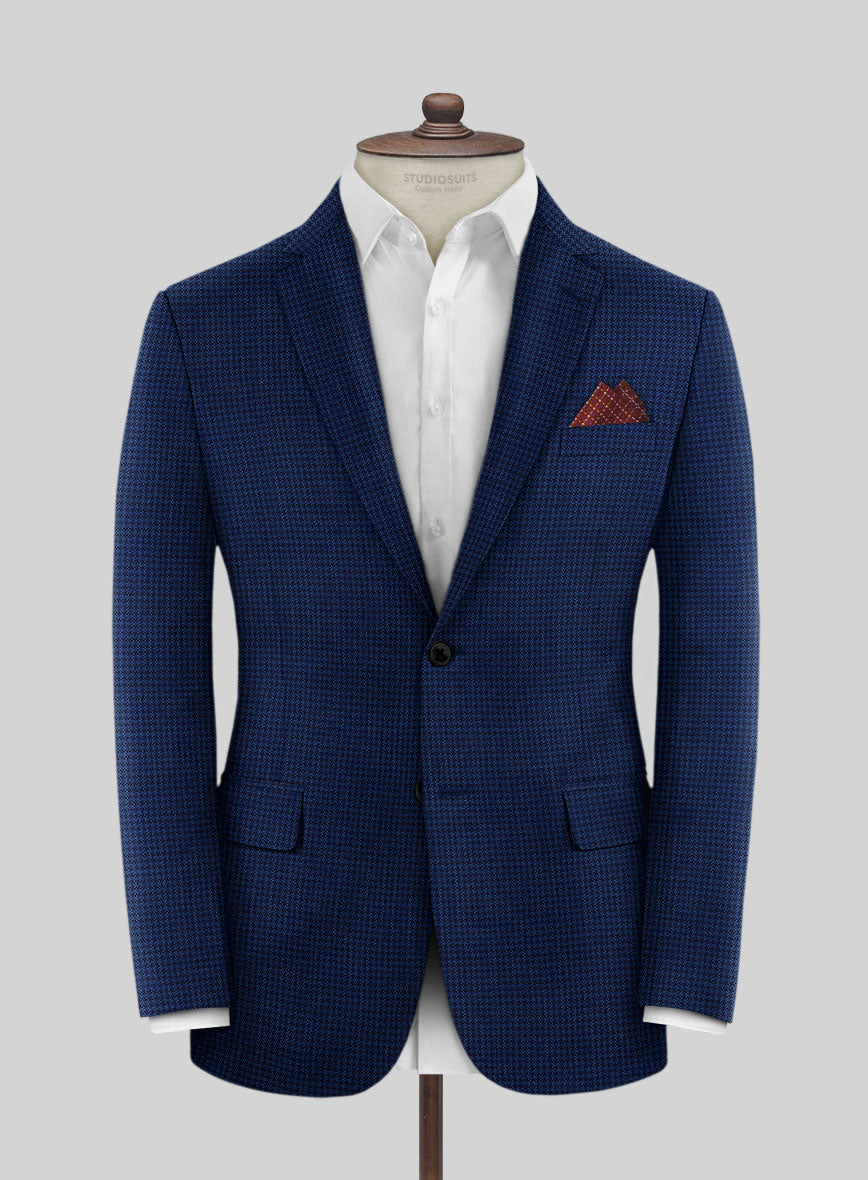 Reda Reyi Blue Wool Jacket - StudioSuits