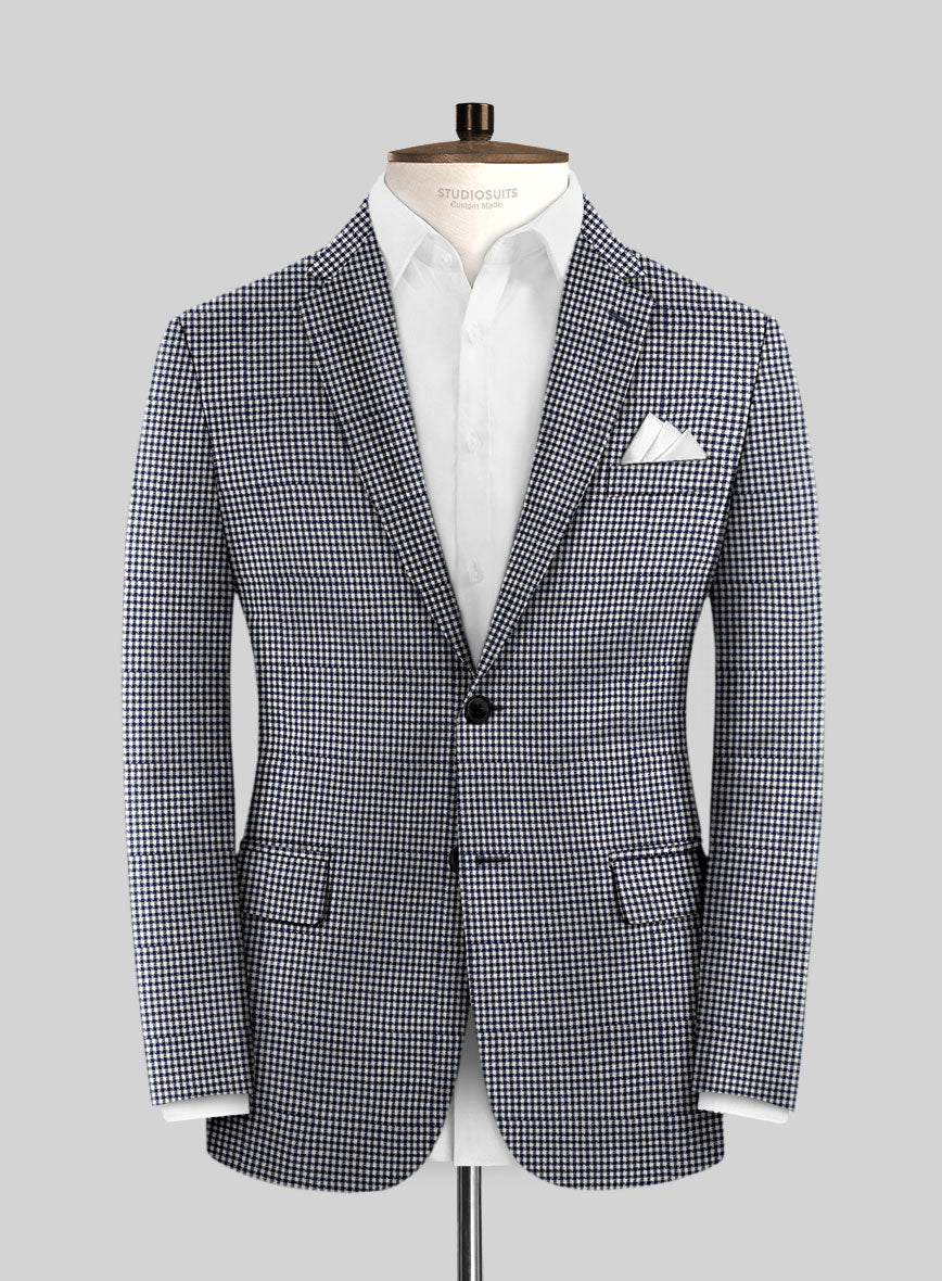 Reda Arlamo Blue Wool Jacket - StudioSuits