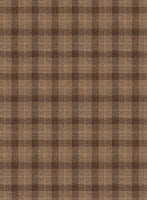 Reda Rope Brown Checks Wool Suit - StudioSuits