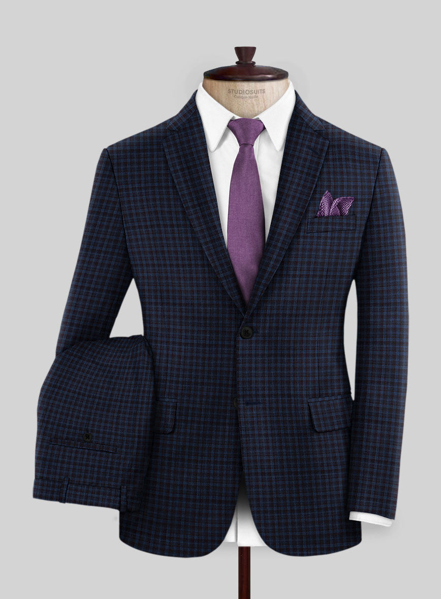 Reda Sarmen Checks Wool Suit - StudioSuits