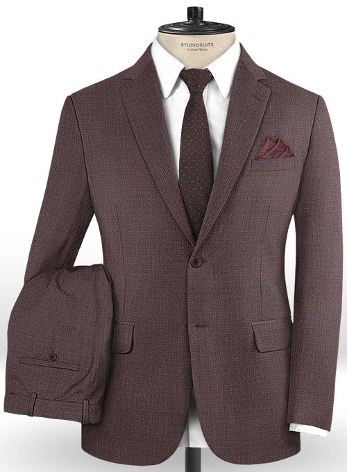 Reda Sete Brown Wool Suit – StudioSuits
