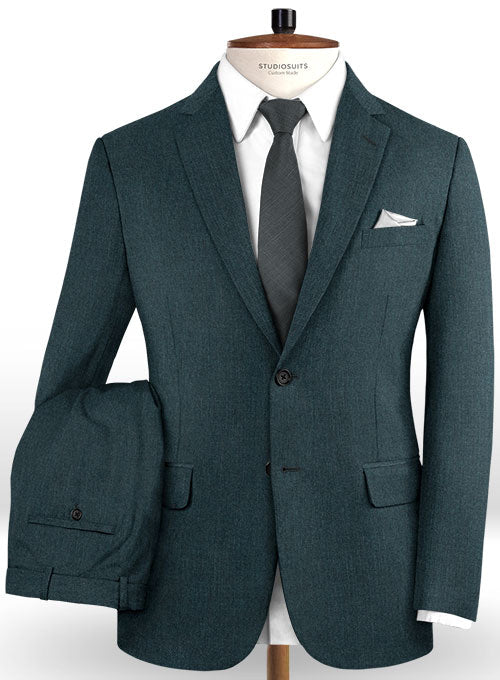 Reda Steel Green Pure Wool Suit - StudioSuits