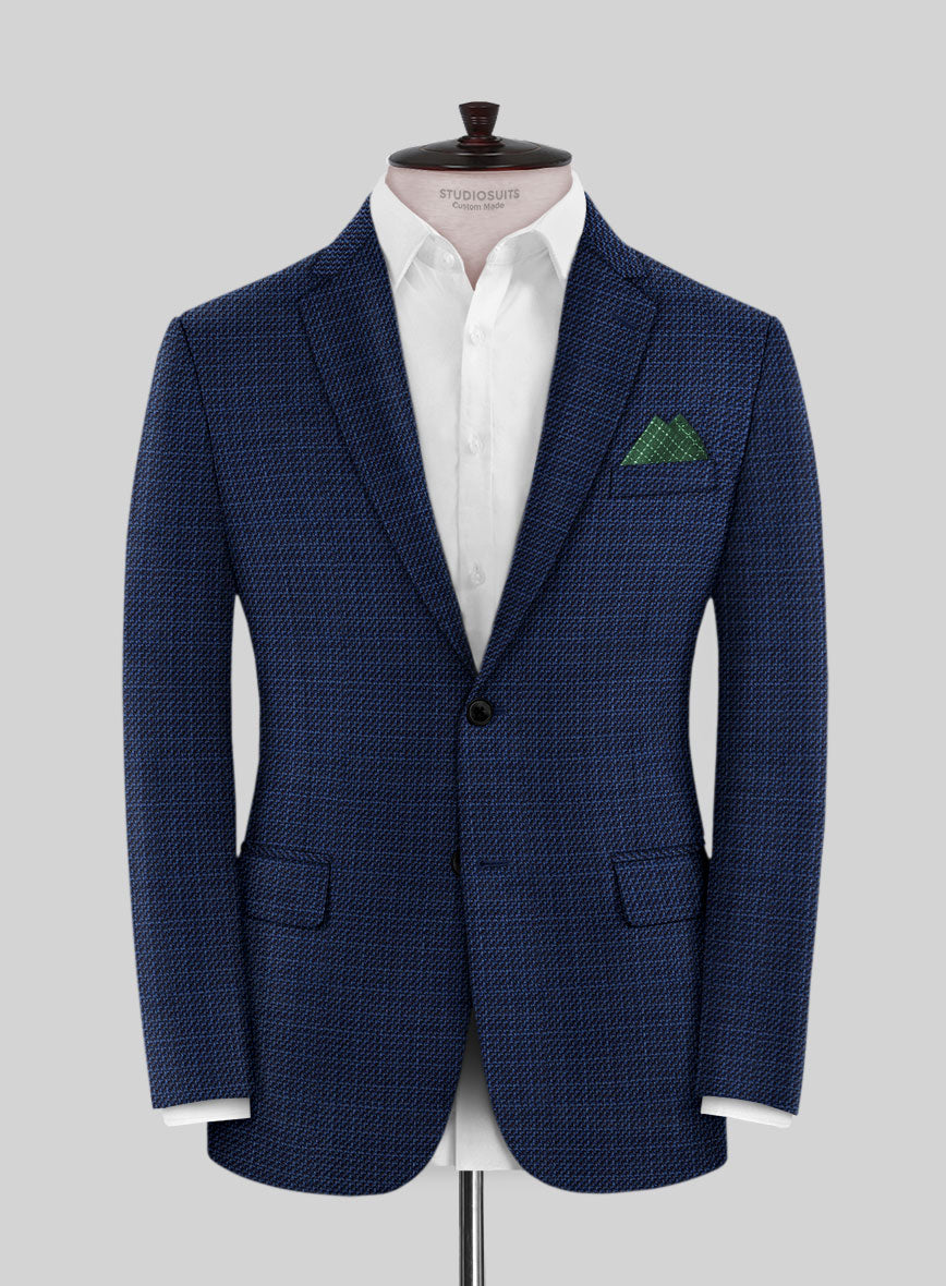 Reda Tomare Blue Wool Jacket - StudioSuits