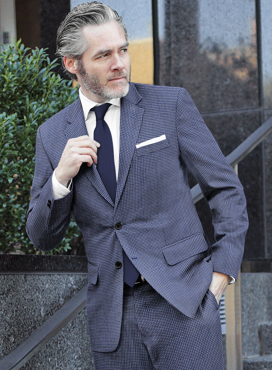 Reda Avarno Blue Wool Jacket - StudioSuits