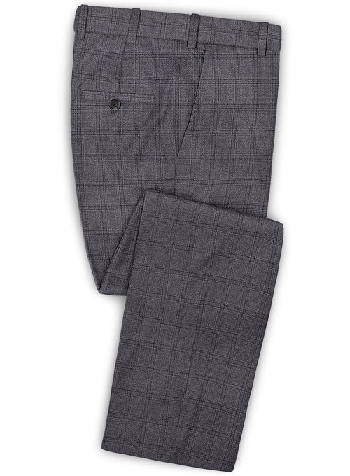 Reda Votte Gray Wool Pants - StudioSuits