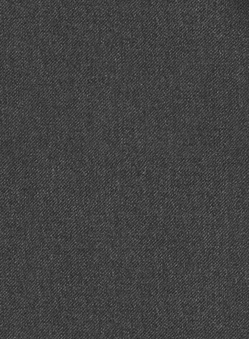 Reda Worsted Dark Gray Pure Wool Pants - StudioSuits
