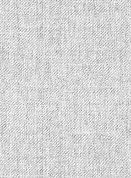 Reda Worsted Light Gray Pure Wool Pants - StudioSuits
