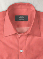 Red Luxury Twill Shirt - StudioSuits
