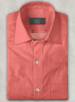 Red Luxury Twill Shirt - StudioSuits