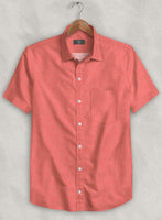 Red Luxury Twill Shirt - StudioSuits