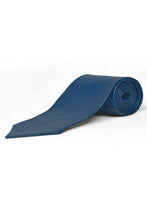 Rich Blue Leather Tie - StudioSuits