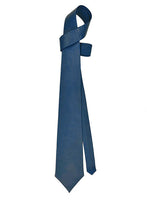 Rich Blue Leather Tie - StudioSuits