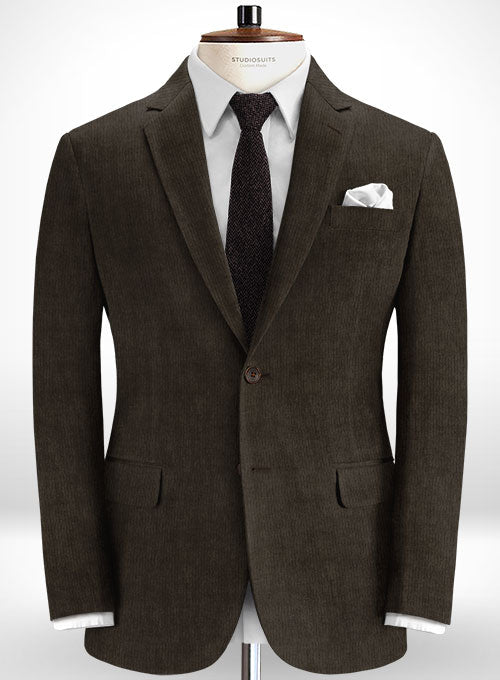 Rich Brown Corduroy Suit - StudioSuits