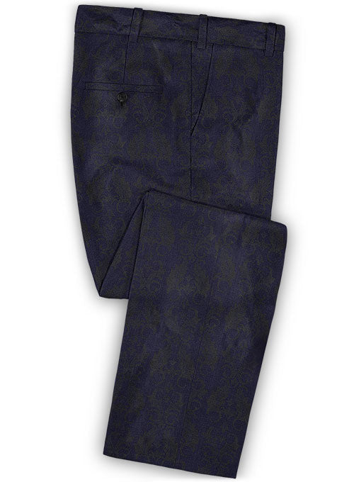 Rilda Navy Wool Pants - StudioSuits