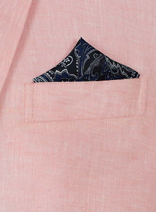 Roman Light Pink Linen Jacket - StudioSuits