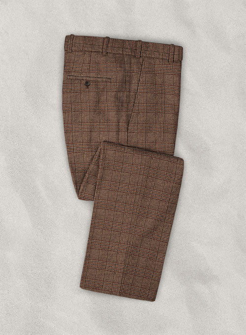 Roneo Checks Tweed Pants - StudioSuits
