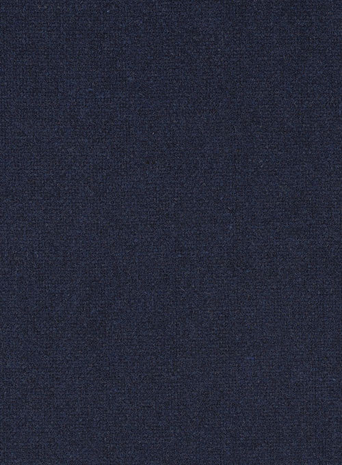 Rope Weave Blue Tweed Overcoat - StudioSuits