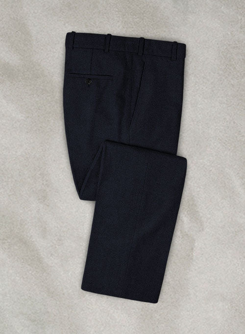 Rope Weave Dark Blue Tweed Suit - StudioSuits