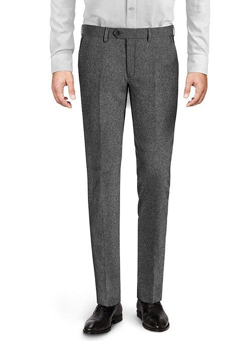 Rope Weave Gray Tweed Suit - StudioSuits