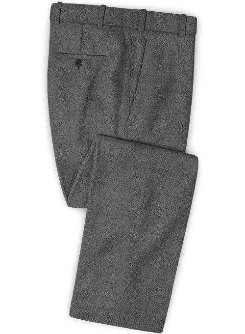 Rope Weave Gray Tweed Suit - StudioSuits