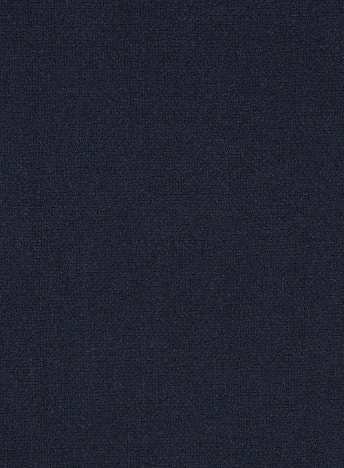 Rope Weave Blue Tweed Pea Coat - StudioSuits