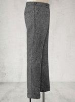 Rope Weave Gray Highland Tweed Trousers - StudioSuits