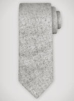 Tweed Tie - Rope Weave Light Gray - StudioSuits