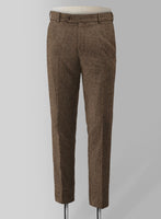 Rust Herringbone Tweed Pants - StudioSuits