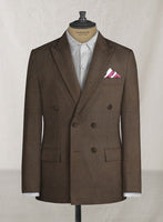 Safari Brown Cotton Linen Suit - StudioSuits