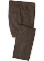Safari Brown Cotton Linen Suit - StudioSuits
