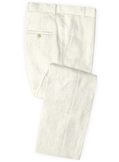 Safari Natural Cotton Linen Pants - Pre Set Sizes - Quick Order - StudioSuits
