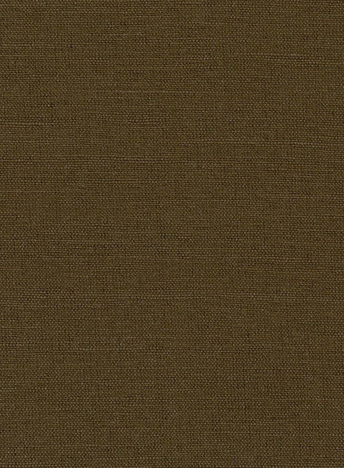 Safari Congo Brown Cotton Linen Jacket - StudioSuits