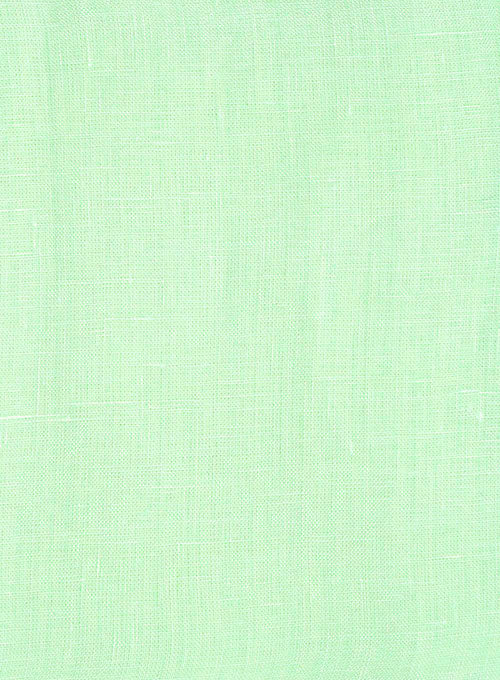 Safari Pure Linen Ocean Green Overshirt - StudioSuits