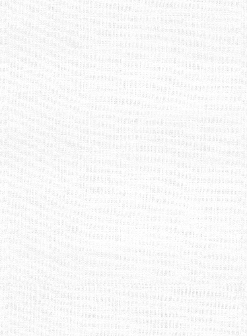 Safari White Cotton Linen Pants - StudioSuits