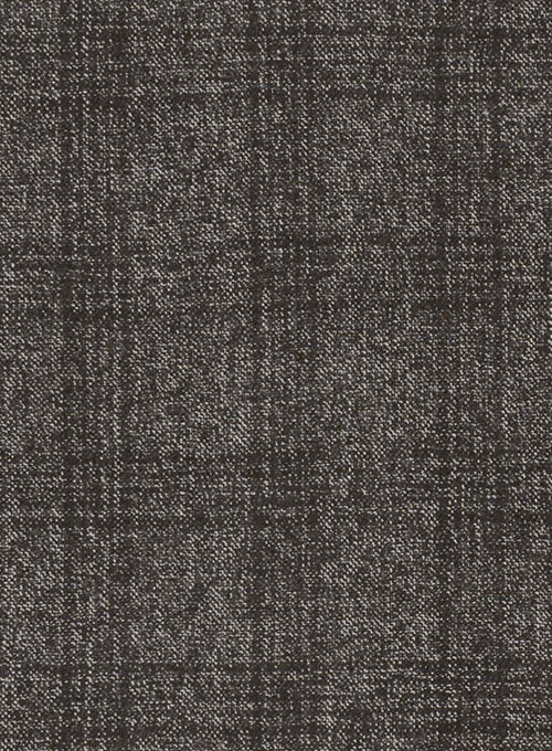 Saga Charcoal Feather Tweed Jacket - StudioSuits