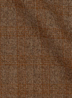 Saga Rust Feather Tweed Suit - StudioSuits
