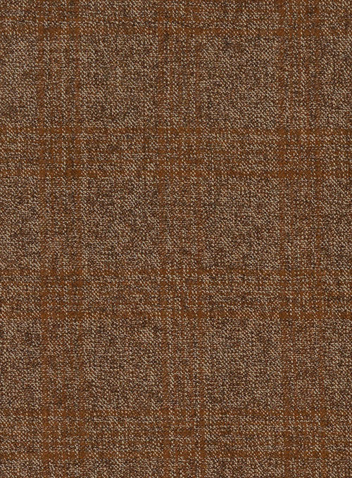 Saga Rust Feather Tweed Jacket - StudioSuits