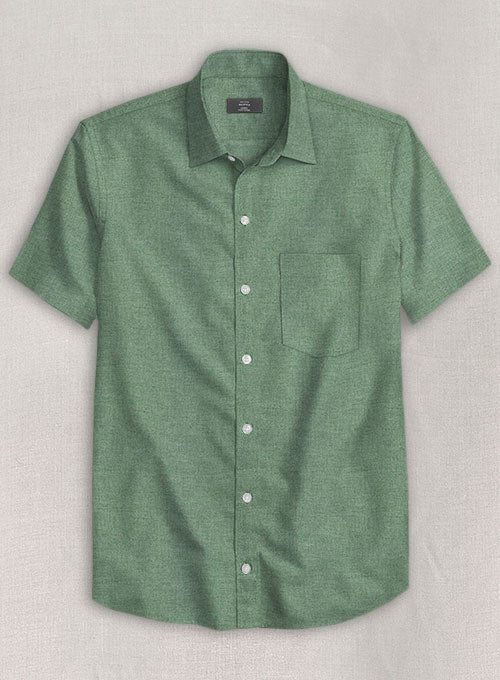 Sage Green Flannel Shirt - StudioSuits