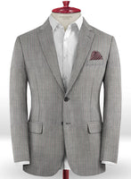 Scabal Anto Gray Wool Jacket - StudioSuits