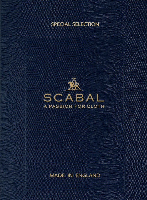 Scabal Berizo Blue Wool Cashmere Jacket - StudioSuits